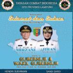 Yayasan Combat Indonesia DPD Provinsi Lampung Ucapkan Selamat atas Pelantikan Gubernur dan Wakil Gubernur Lampung