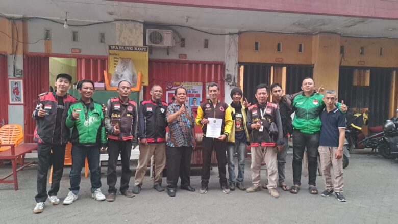 Komunitas Ojek Online GASMAL (Gabungan Shalter Mitra Armada Online) Laksanakan Pemilihan Ketua Baru