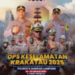 POLRESTA BANDAR LAMPUNG GELAR OPERASI KESELAMATAN KRAKATAU 2025