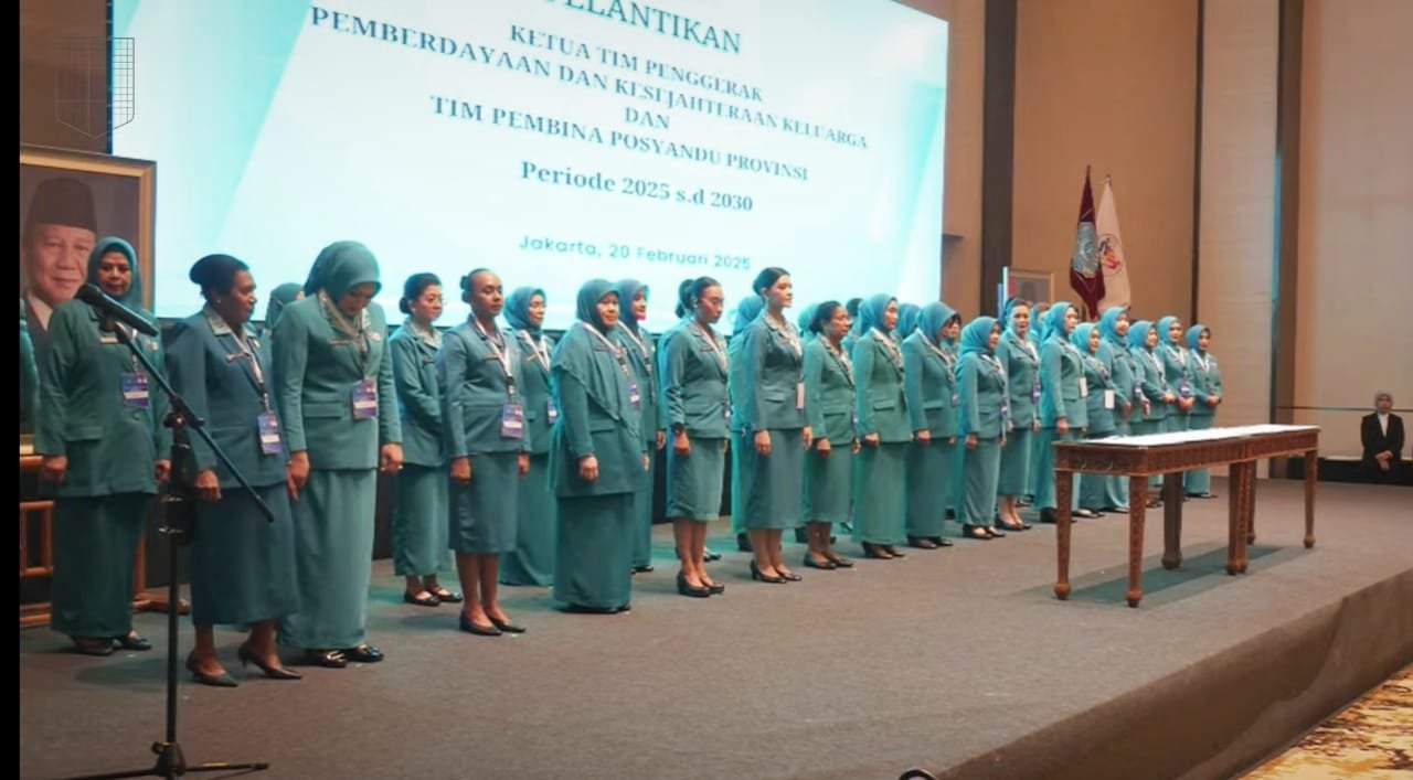 Purnama Wulan Sari Mirzani Djausal Dilantik sebagai Ketua TP. PKK dan Ketua TP. Posyandu Provinsi Lampung