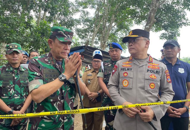 Tim Gabungan TNI-Polri Gelar Olah TKP Insiden Sabung Ayam yang Menewaskan Tiga Polisi di Way Kanan