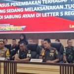 Dua Anggota TNI Resmi Ditetapkan Tersangka Penembakan 3 Polisi di Way Kanan