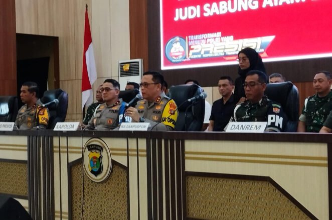 Satu Anggota Polisi Jadi Tersangka Tragedi Sabung Ayam di Way Kanan