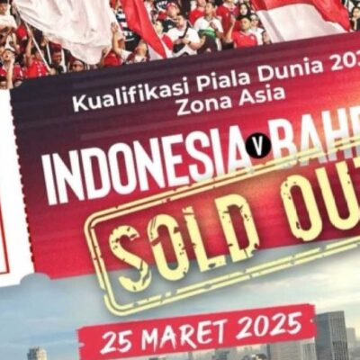 Tiket Timnas Indonesia vs Bahrain Ludes, SUGBK Siap Membara