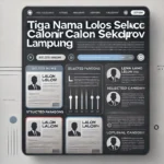 Tiga Nama Lolos Seleksi Akhir Calon Sekdaprov Lampung, Siapa yang Terpilih?