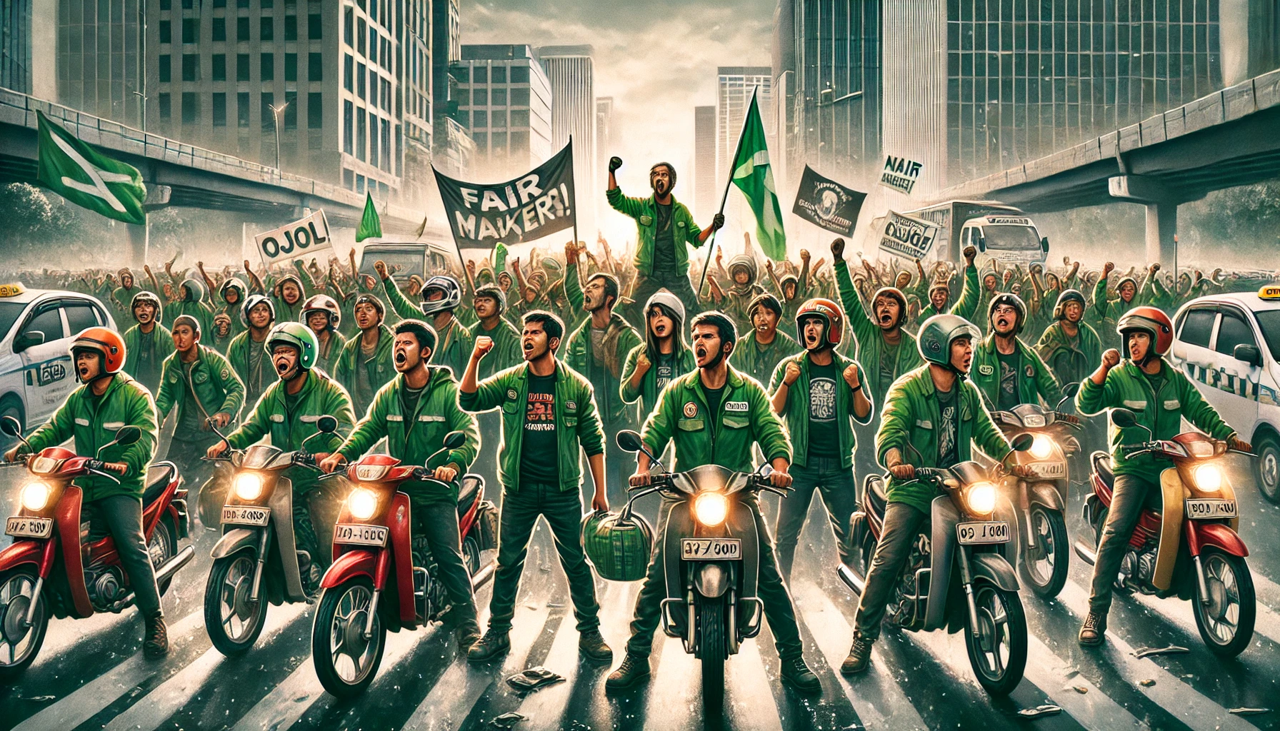 Aspirasi & Estimasi: Perjuangan Driver Ojol Demi Keadilan dan Kesejahteraan