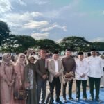 Sholat Idul Fitri di Lampung, Senator Bustami Zainudin Ajak Bangun Daerah