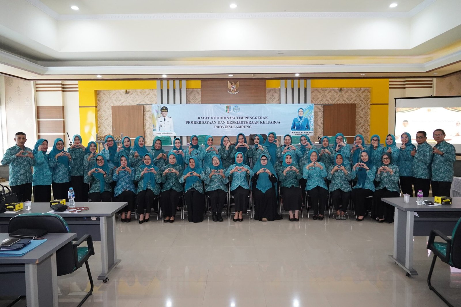 Perkuat Sinergi, TP. PKK Provinsi Lampung Gelar Rapat Koordinasi dan Halal Bihalal Penuh Kebersamaan