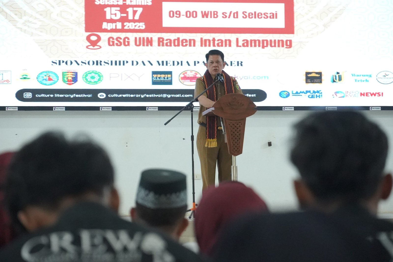 Culture Literary Festival 2025, Pemprov Lampung Dukung Literasi & SDM Unggul