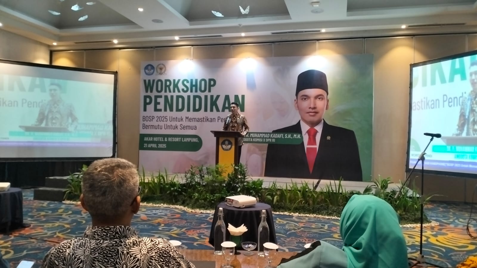 Workshop Pendidikan BOSP 2025 Digelar di Lampung, Muhammad Kadafi Tekankan Pemerataan Mutu Pendidikan