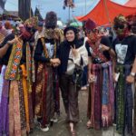 Tradisi Sekura Cakak Buah Meriahkan Lebaran di Desa Canggu