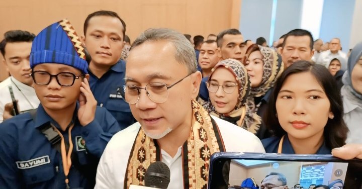 Zulkifli Hasan Hadiri HUT PWI Lampung dan Bahas Pangan