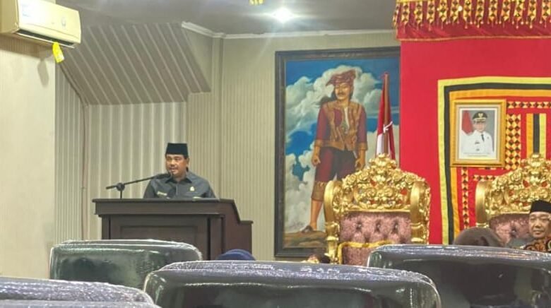 Paripurna DPRD Lampung Selatan Diwarnai Protes Pokir oleh Fraksi Golkar
