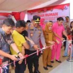 Polresta Bandar Lampung Resmikan Rumah Korban Longsor Jelang Hari Bhayangkara ke-79