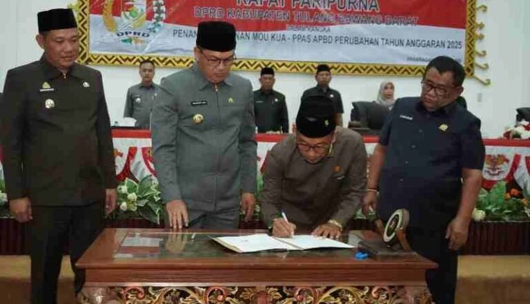 Tubaba dan DPRD Sepakati KUA-PPAS Perubahan APBD 2025
