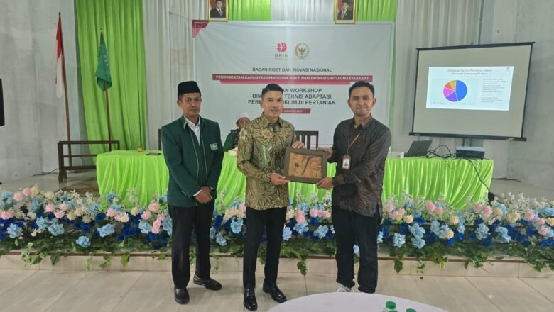 Bimtek Adaptasi Perubahan Iklim PCNU Lampung Selatan Gandeng BRIN