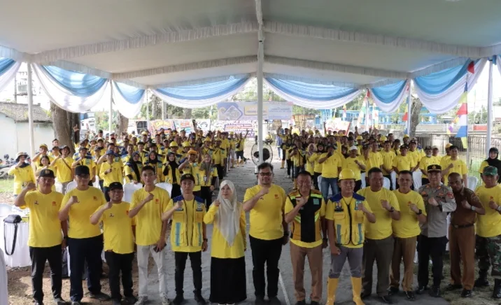 Gerakan Irigasi Bersih BBWS Mesuji Sekampung Sambut HUT RI ke-80 di Way Sekampung