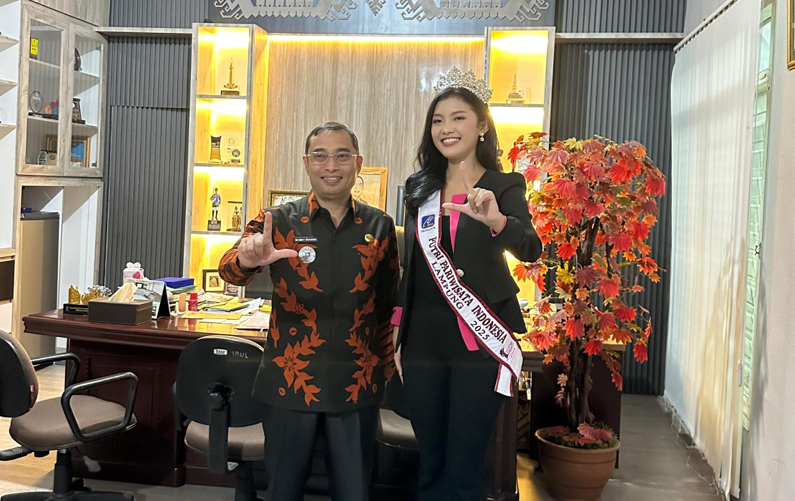 Saviera Chelsie Ahmad Wakili Lampung di Putri Pariwisata Indonesia 2025, Bobby Irawan: Momentum Strategis Promosikan Budaya dan Destinasi Wisata