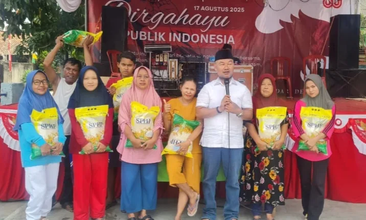 HUT RI ke-80 Desa Sukanegara Gelar Jalan Sehat, Pasar Murah, dan Donor Darah