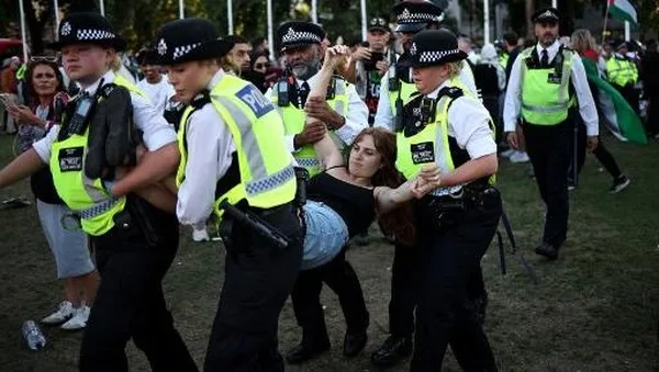 Polisi Inggris Tangkap 466 Pendemo Pro-Palestina, Aksi Terbesar di London