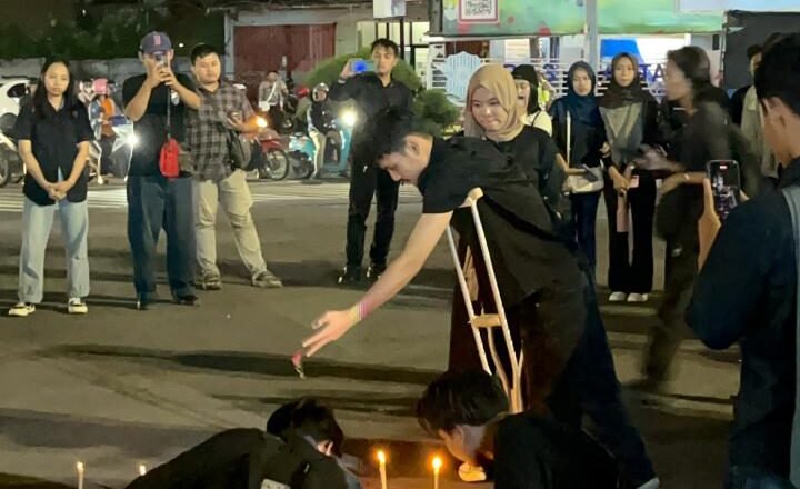 Aksi Kamisan September Hitam di Bandar Lampung