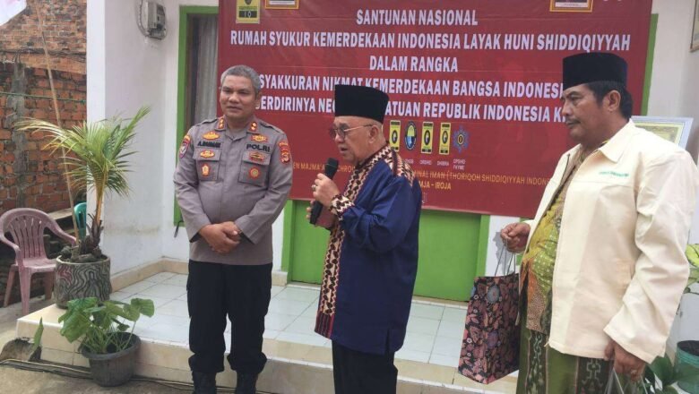 Dhibra Shiddiqiyyah Bangun 12 Rumah Layak Huni untuk Warga Lampung