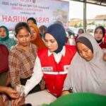 Pasar Murah PMI Lampung Sukses Sambut Antusias Warga Pesawahan