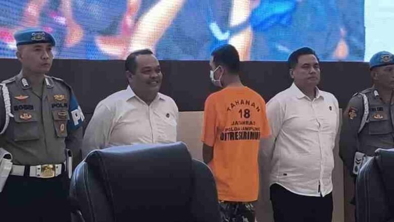 Polda Lampung Tetapkan FJ Tersangka Bom Molotov Saat Demo