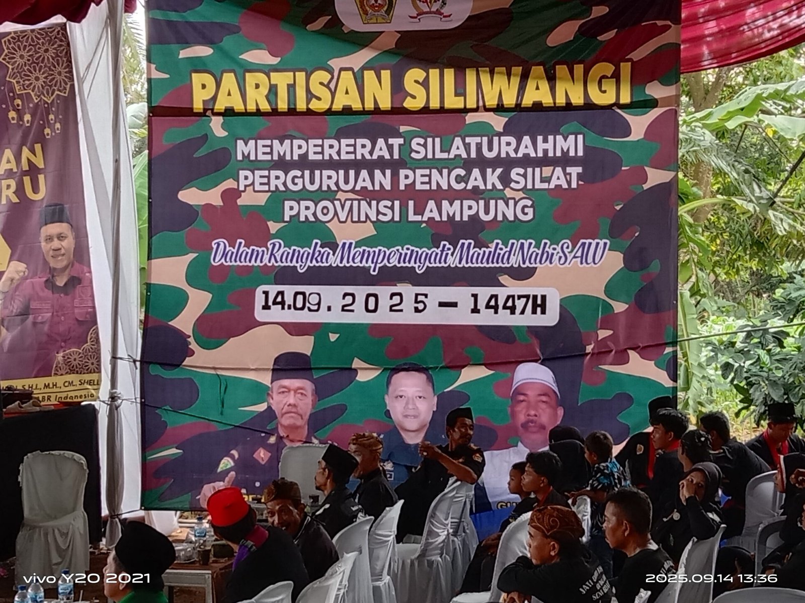 Silaturahmi Perguruan Pencak Silat Lampung Meriahkan Tasyakuran dan Maulid Nabi