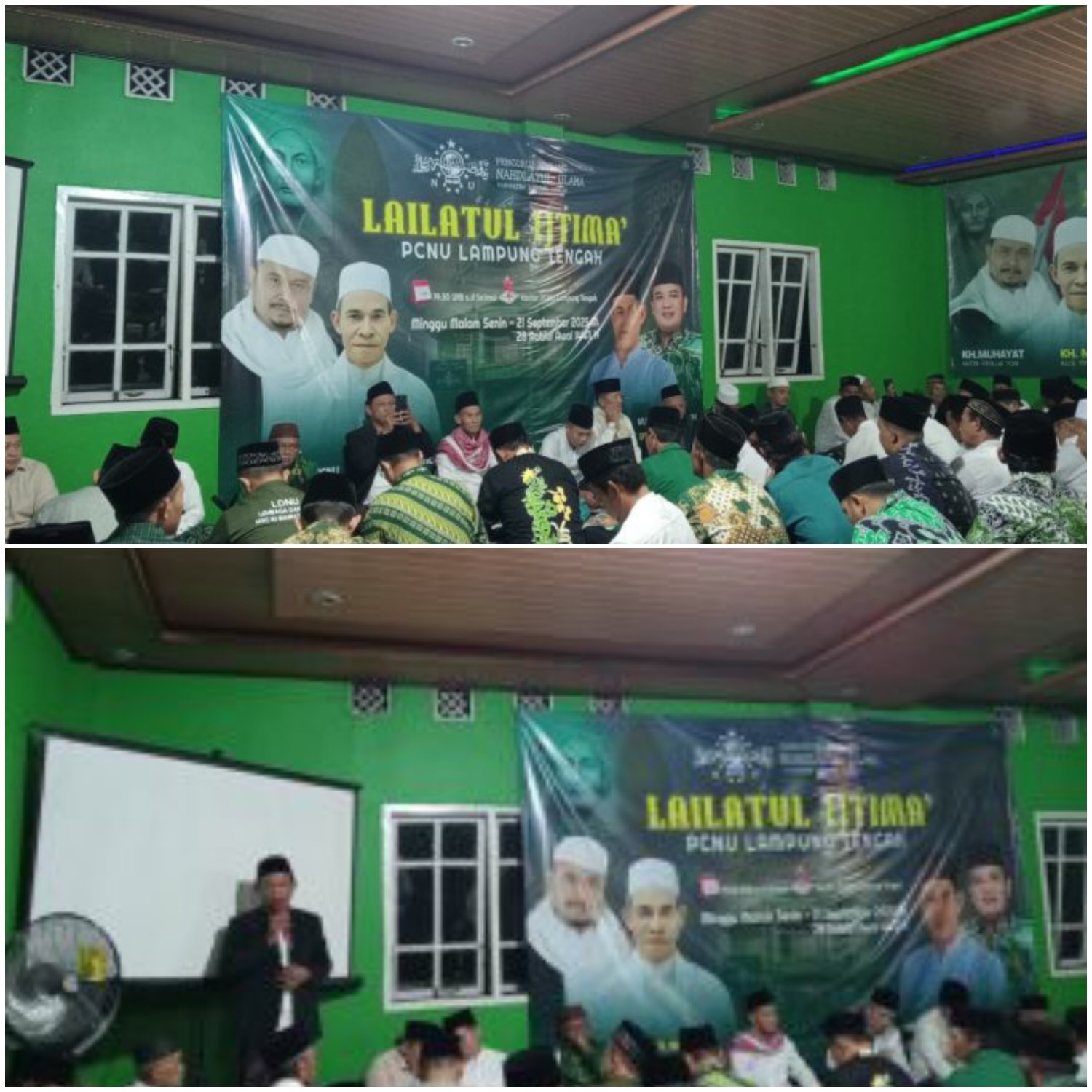PCNU Lampung Tengah Gelar Lailatul Ijtima’ Perdana, Seluruh MWC NU Hadir