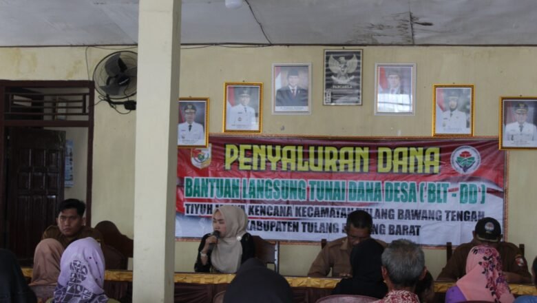 Pemerintah Tiyuh Mulya Kencana Bagikan BLT kepada 35 KPM dan Fokus pada Pembangunan