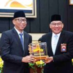 Gubernur Lampung Rahmat Mirzani Djausal Kukuhkan Agus Setiawan sebagai Kepala BPKP Provinsi Lampung