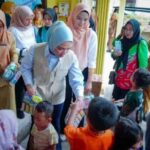 Posyandu Lampung Bagikan Susu untuk Cegah Stunting