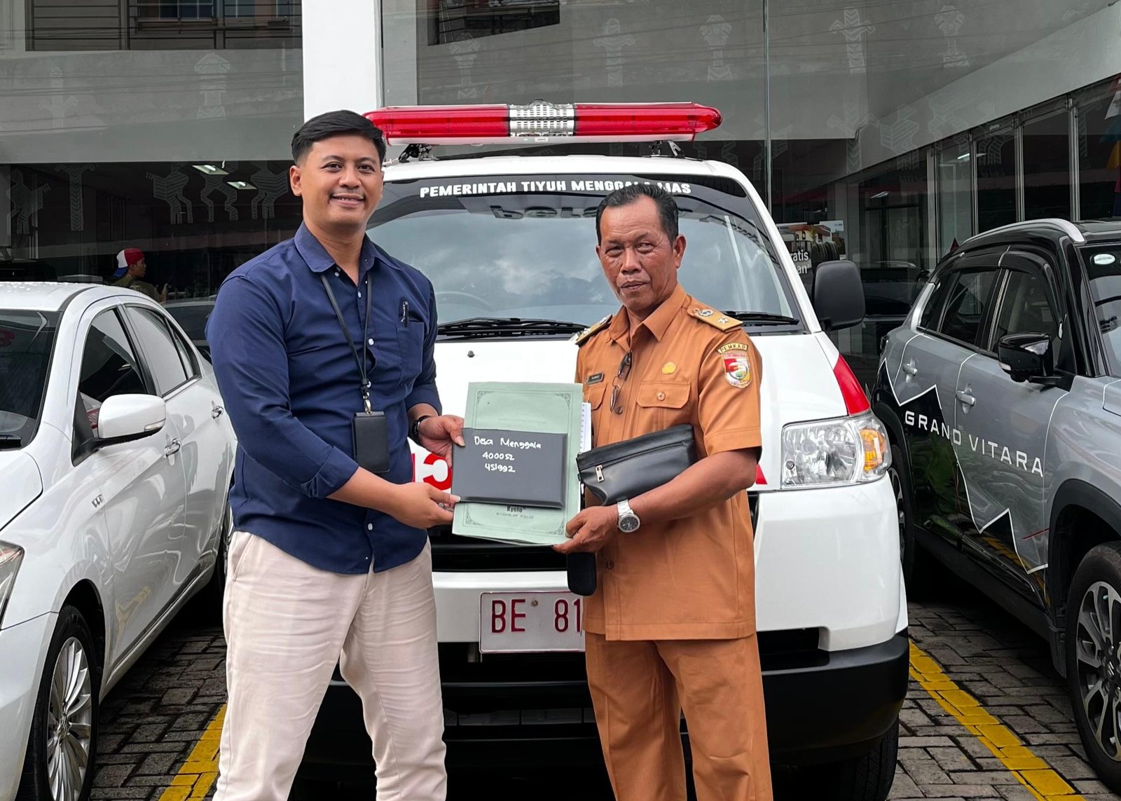Pemerintah Tiyuh Menggala Mas Beli 1 Unit Ambulans dari Dana Desa 2025