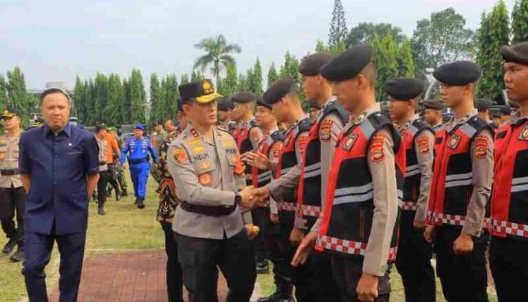 Polda Lampung Gelar Apel Kesiapsiagaan Hadapi Bencana Alam
