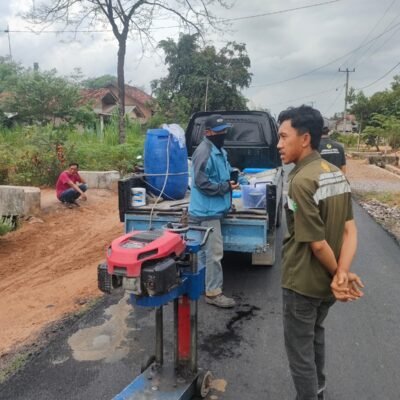 Proyek Jalan di Lampung Selatan Diduga Bermasalah, Uji Core Drill Tanpa Pengawas