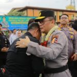 Hujan Gerimis Iringi Perpisahan Irjen Helmy Santika dari Polda Lampung