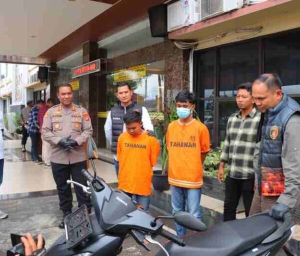 Komplotan Curanmor Bandar Lampung Ditangkap Polisi, Dua Pelaku Buron