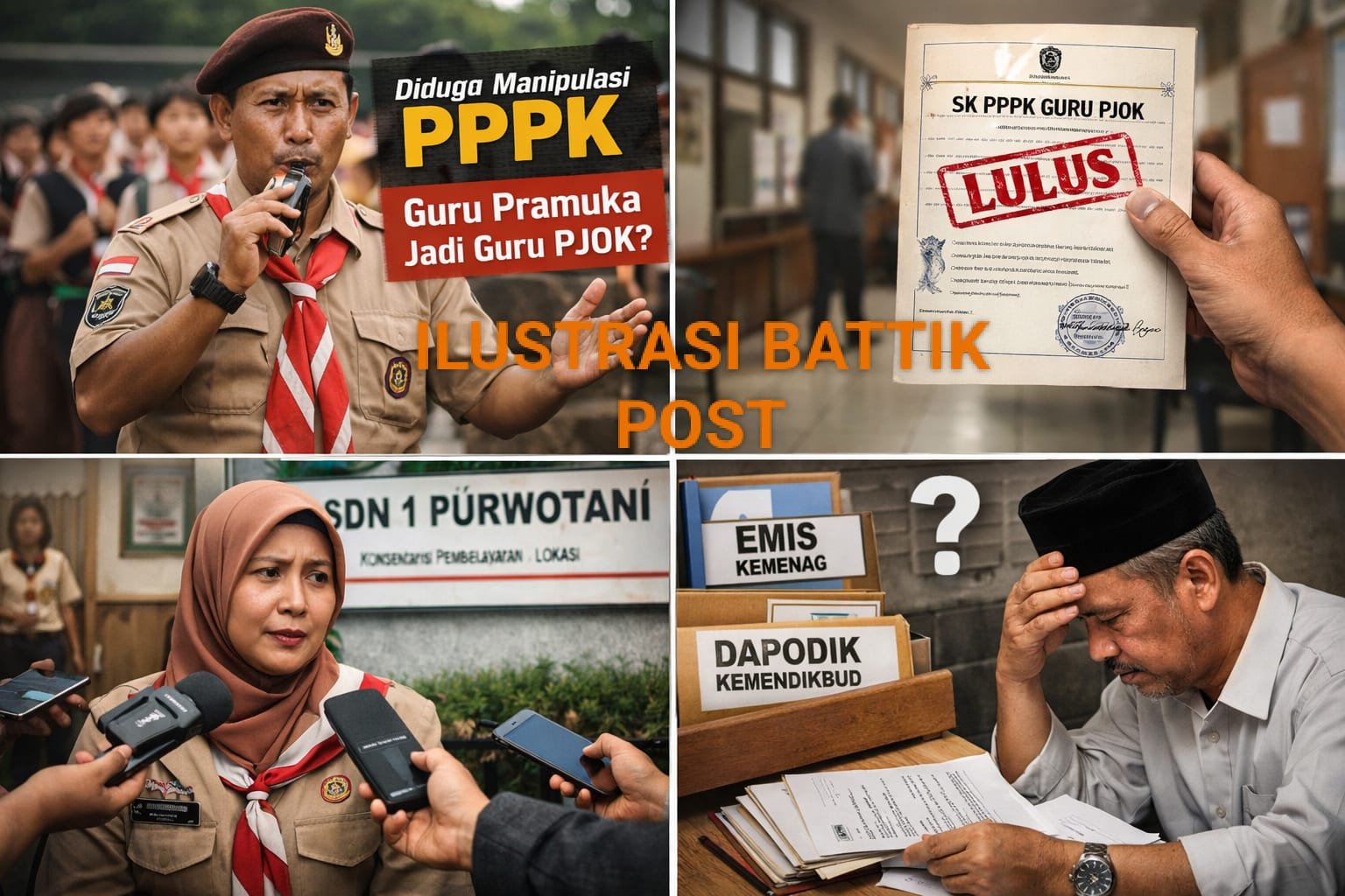 Diduga Manipulasi Administrasi PPPK, Guru Aktif MTs Diangkat sebagai Guru PJOK Padahal Mengajar Pramuka