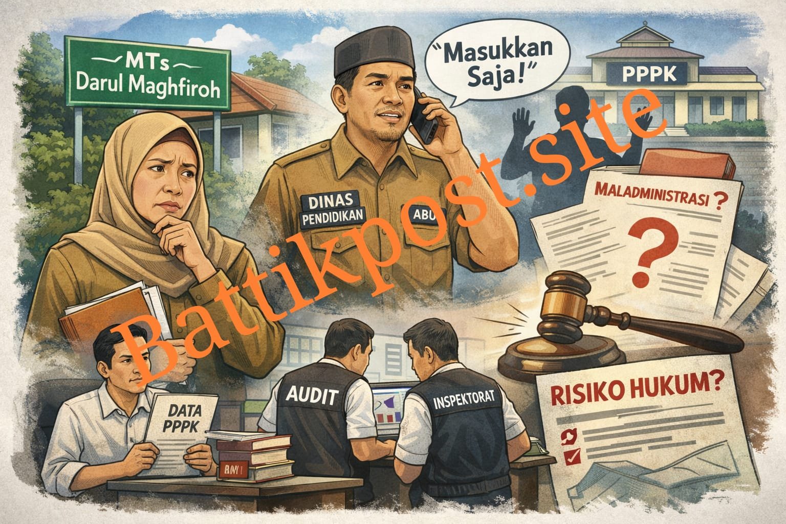 Pendataan PPPK Paruh Waktu Jati Agung Disoal, Operator Dinas Diduga Beri Arahan Lisan Berisiko