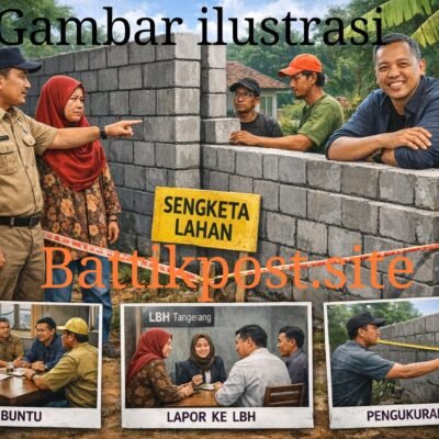 Pagar Permanen Dipersoalkan, Anggota DPRD Lampung Selatan Diduga Serobot Batas Lahan Warga Kertosari