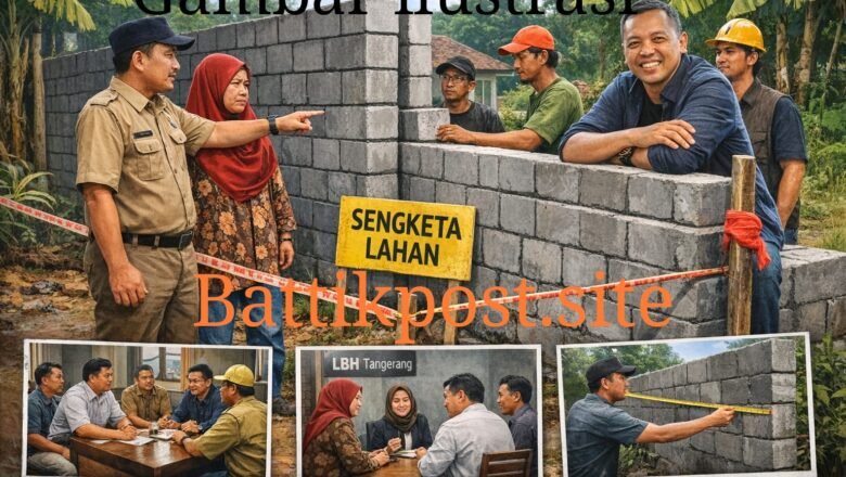Pagar Permanen Dipersoalkan, Anggota DPRD Lampung Selatan Diduga Serobot Batas Lahan Warga Kertosari