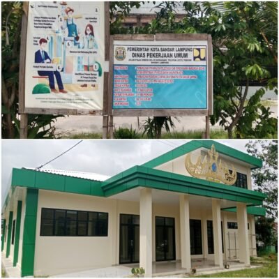 Diduga Gunakan Besi Banci, Proyek Puskesmas Campang Raya Rp3,4 M Disorot Publik