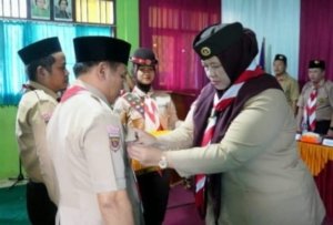 Wakil Bupati Pringsewu Lantik Pengurus Sako Pandu Maarif NU 2025–2030