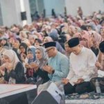 Gubernur Mirza Hadiri Doa untuk Negeri di Masjid Al-Bakrie, Pemprov Lampung Siap Sambut Ramadan
