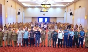 Bupati Pringsewu Hadiri High Level Meeting TPID Lampung