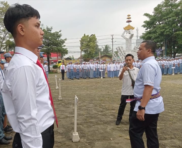 Apel Gelar Paskibra Pringsewu, Bupati Tekankan Disiplin