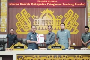 LKPJ 2025 Pringsewu Disampaikan Bupati di Rapat Paripurna DPRD