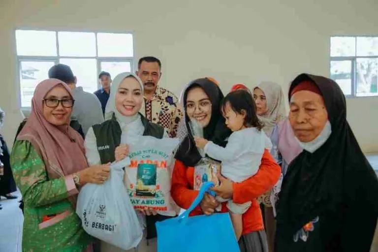 Ketua TP PKK Lampung Salurkan Bantuan Sosial di Kota Metro