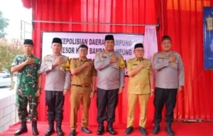 Peresmian Polsek Bumi Waras Perkuat Pelayanan Kepolisian